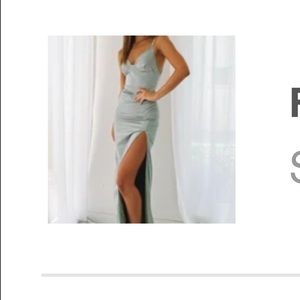 Beginning Boutique Satin Dress